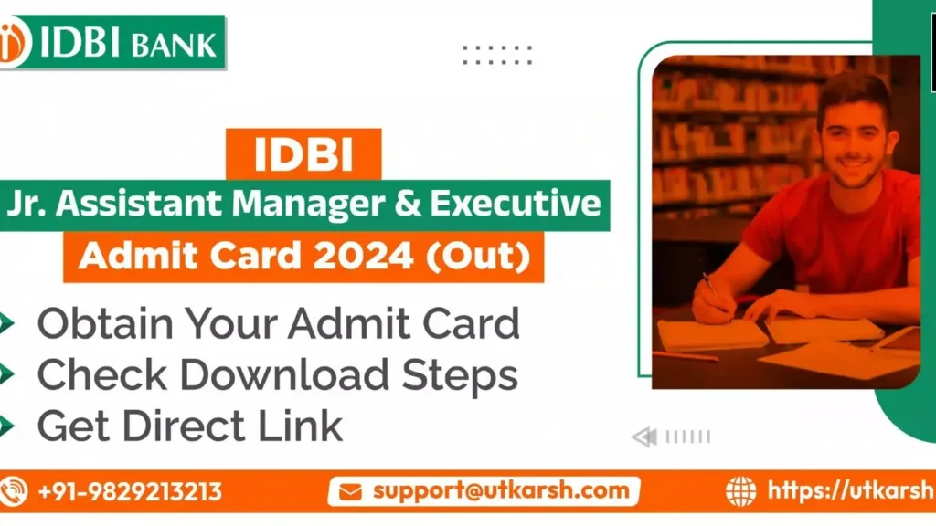 IDBI Bank Junior Assistant Manager JAM Recruitment 2024: 